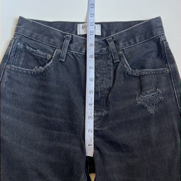 AGOLDE Jamie High Rise Jeans Compass Wash Distressed - Picture 10 of 11
